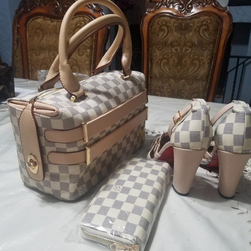 Shoes bag purse set